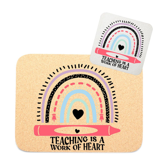 Teacher Coaster & Mousepad - Select your design