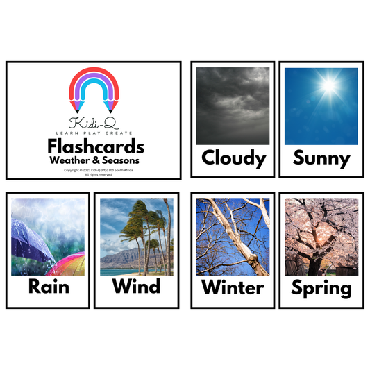 ENG Weather & Seasons Flashcards