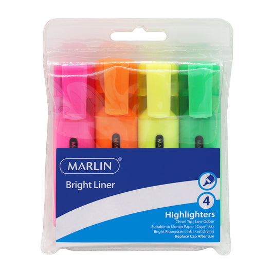 Marlin Bright Liners Highlighter (12 Packs)