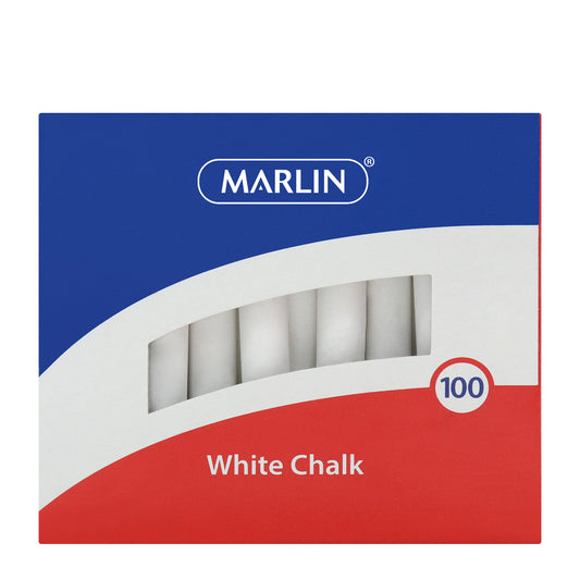 Marlin White chalk (100 Chalk Pieces per Box, 10 Boxes)