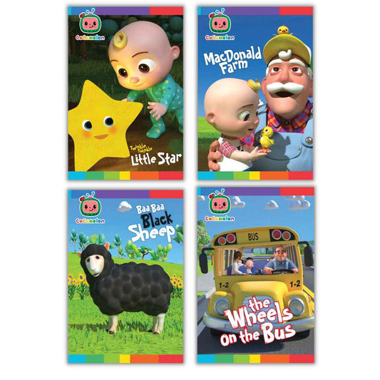 My First Cocomelon Nursery Rhymes Set (4 Books) ENG