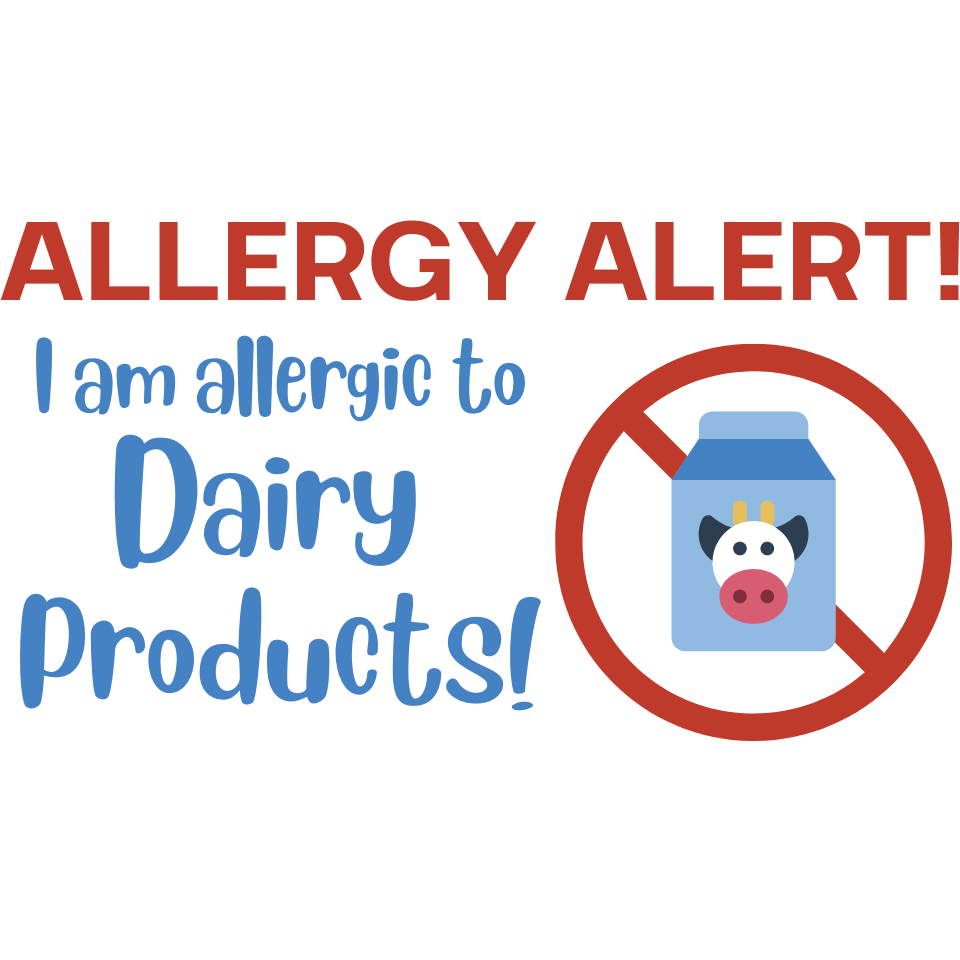 Allergy Tag(Various Options)