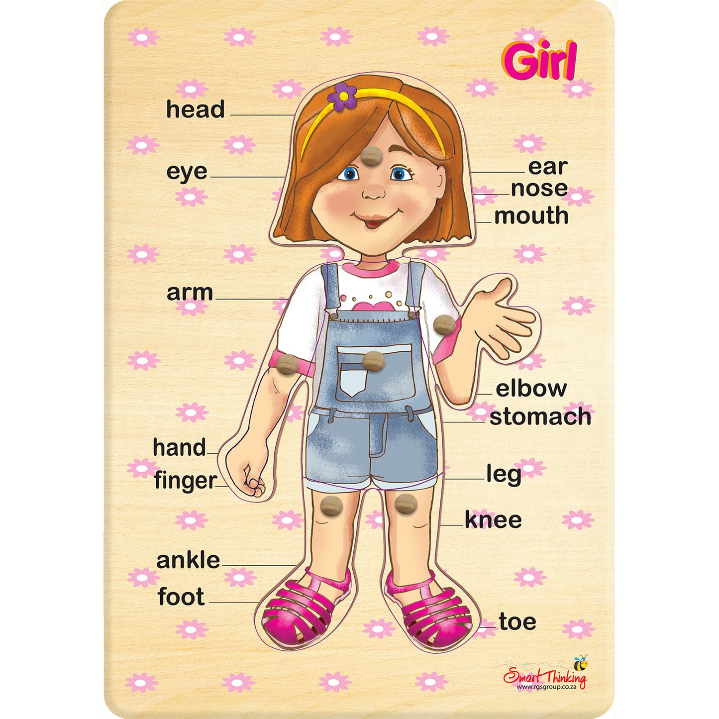 Girl Puzzle (6 Piece, English)