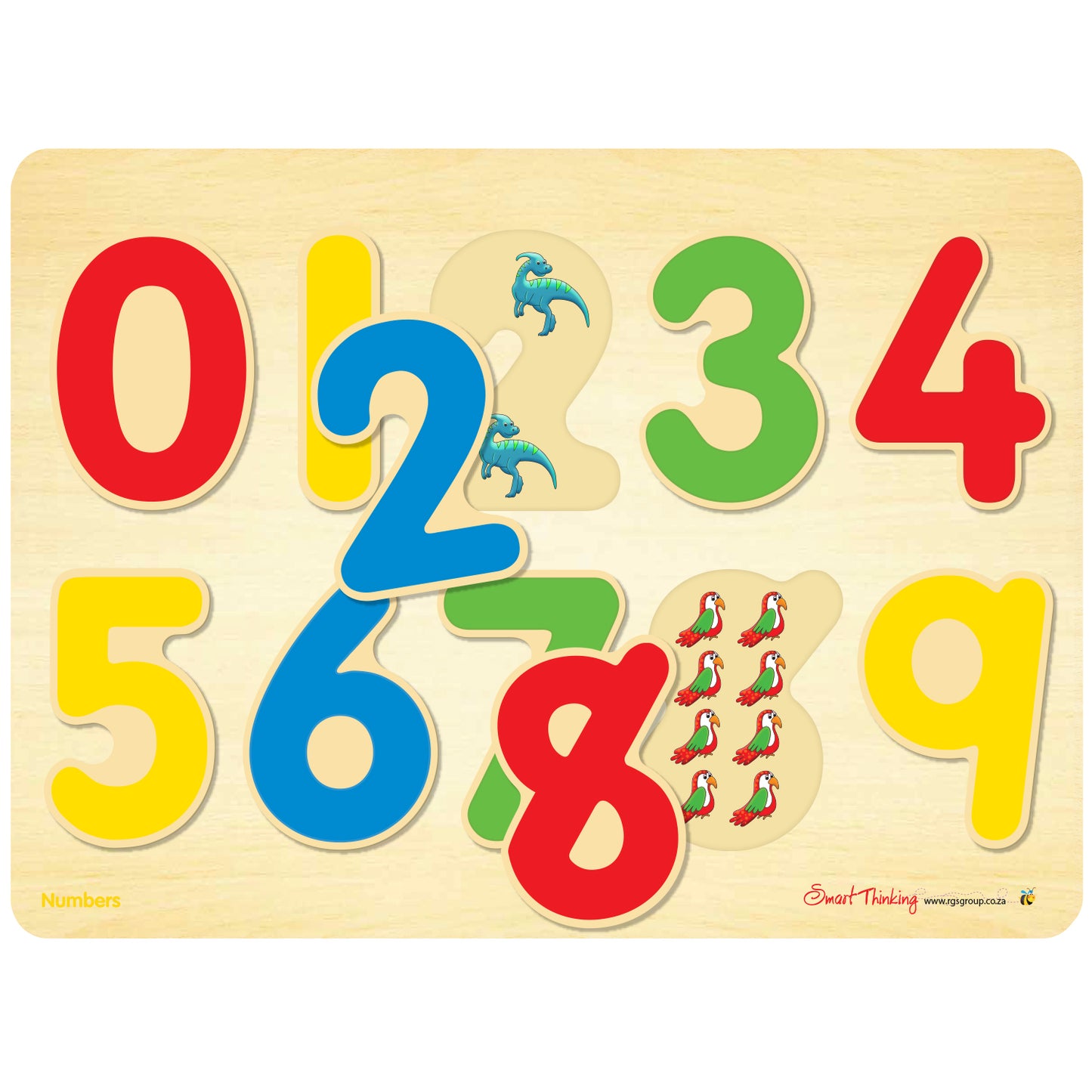 Numbers & Colours Puzzle (10 Piece)