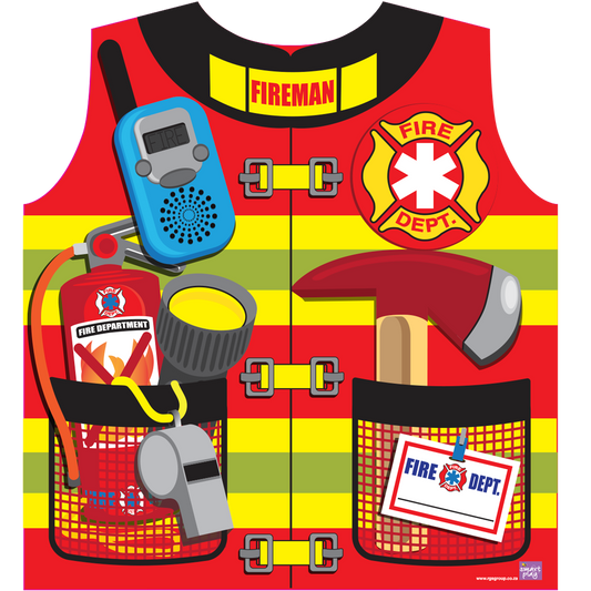 Fantasy Play Professions Apron: Fire Fighter
