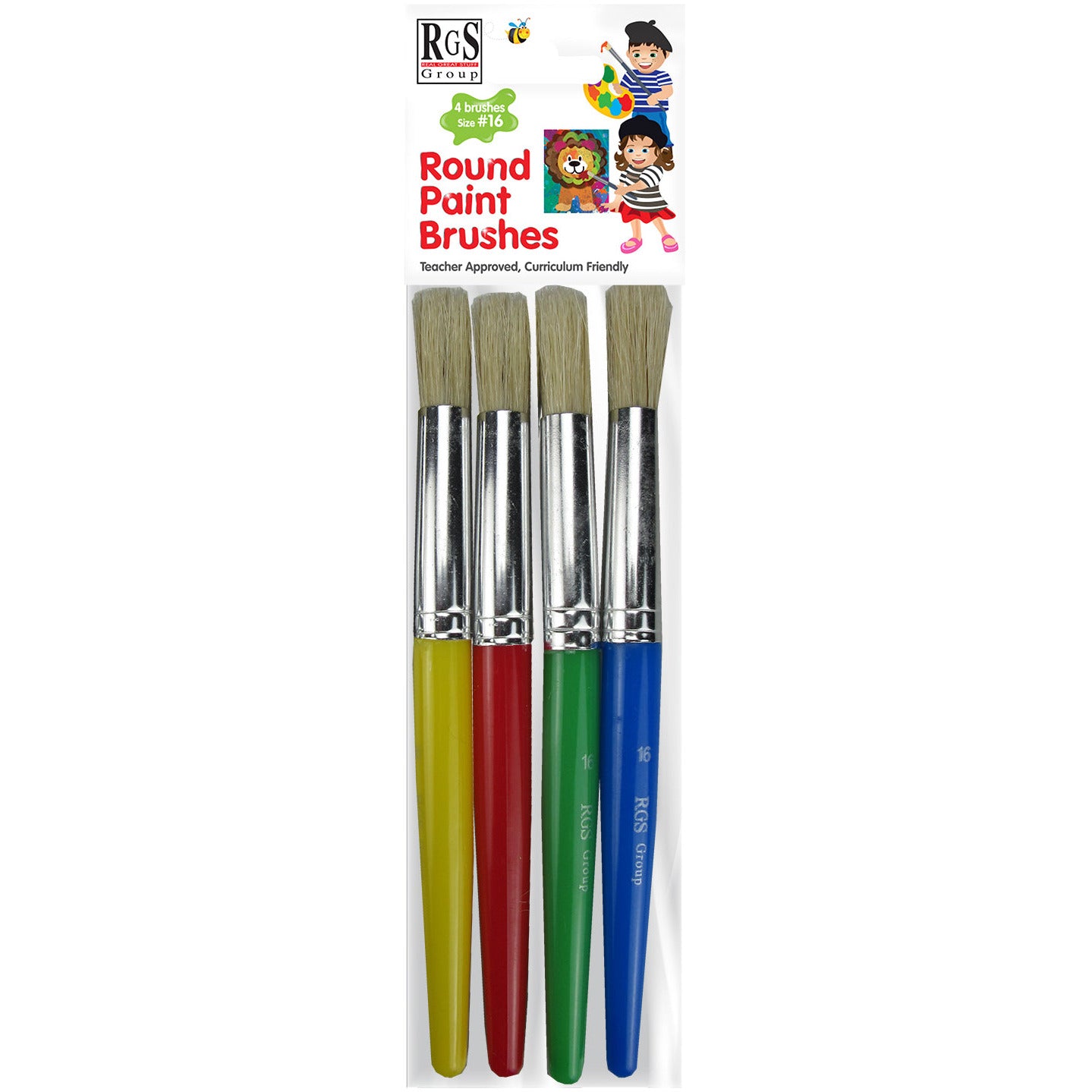 Round Paintbrushes #16 (4 Pack)