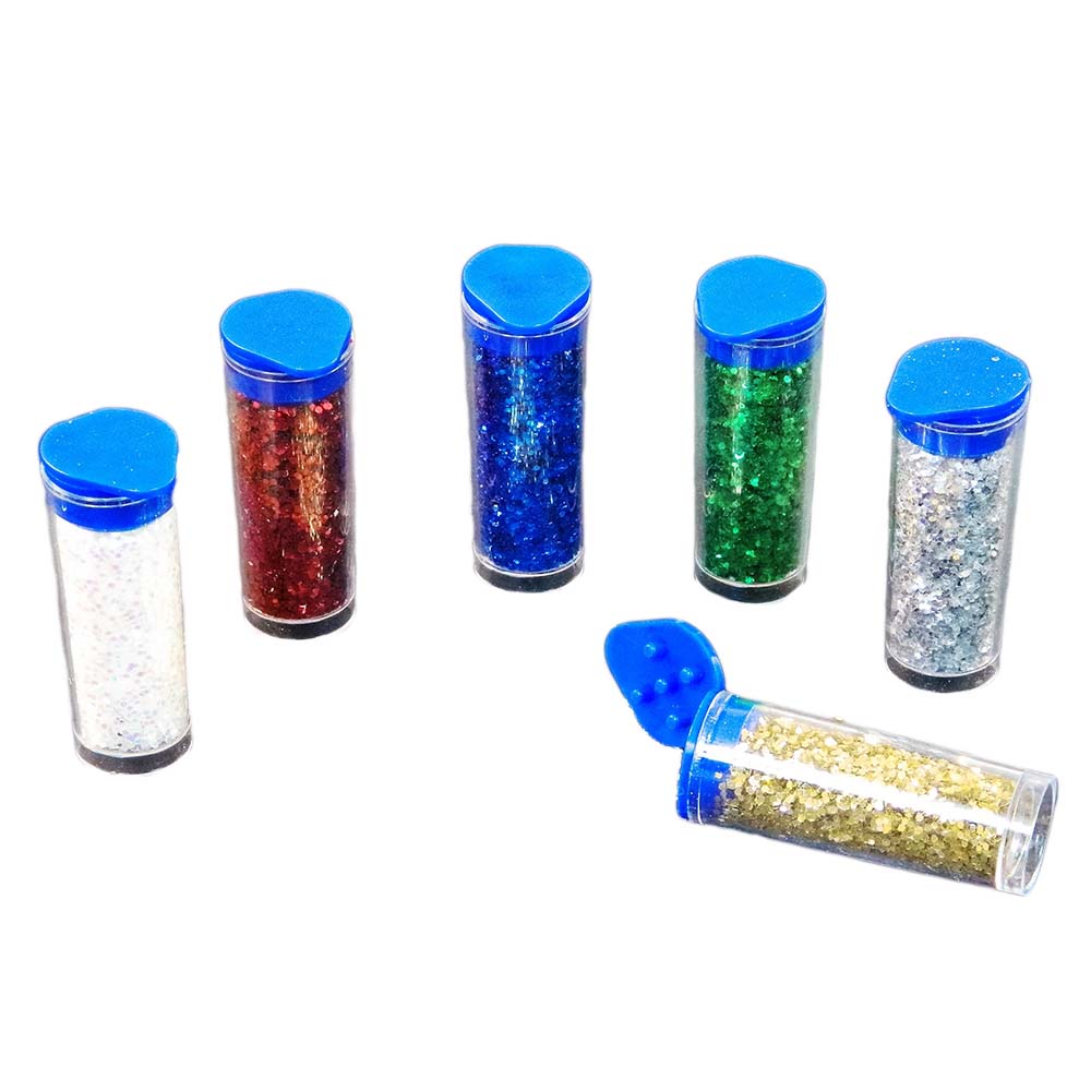 Glitter (Assorted Colours, 8g, X 6 pieces) - Anthony Peters