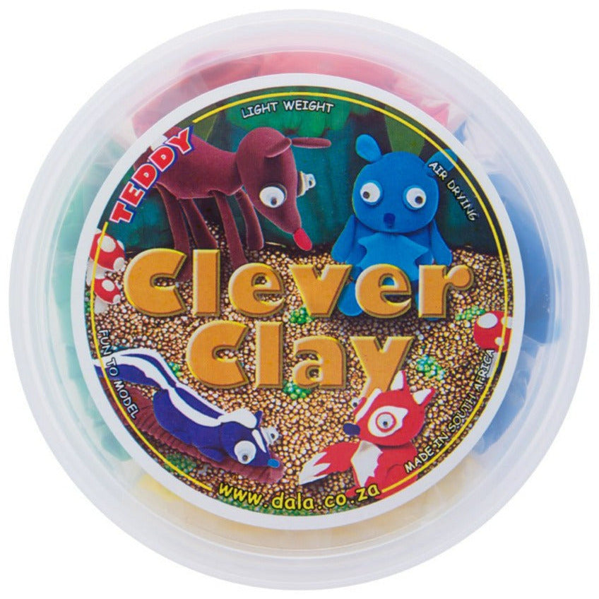 Clever Clay 8 Colour Set (4 Standard Colour + 4 Neon Colours)