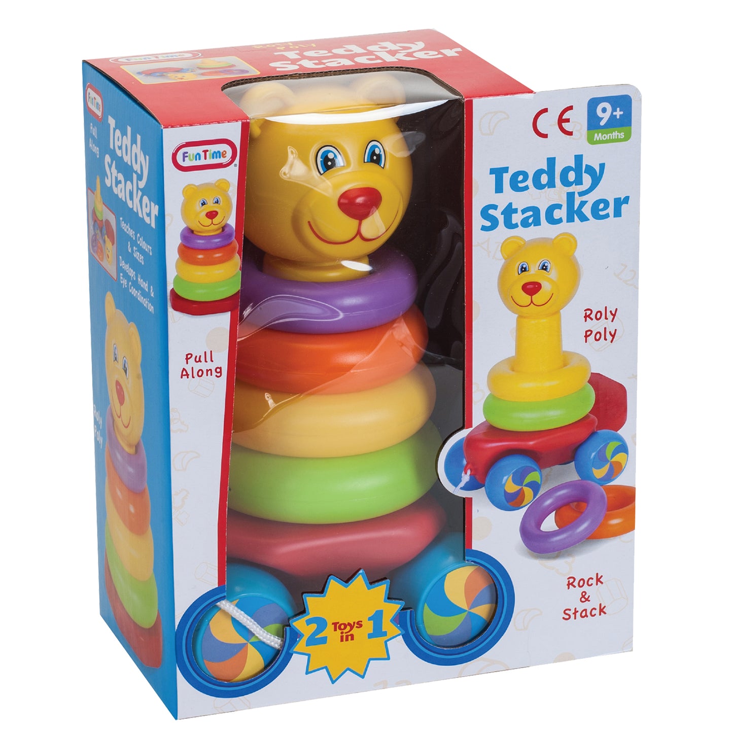Pull-Along Stacking Teddy Roly Poly