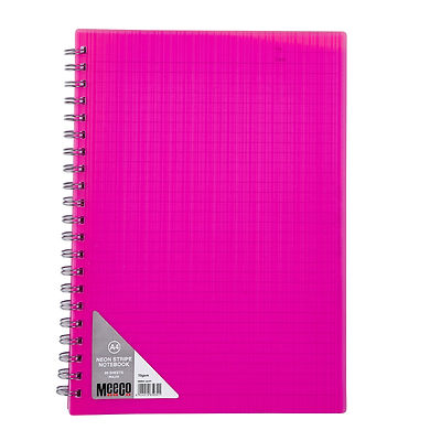 Meeco Neon Notebook (Various Colours & Sizes)