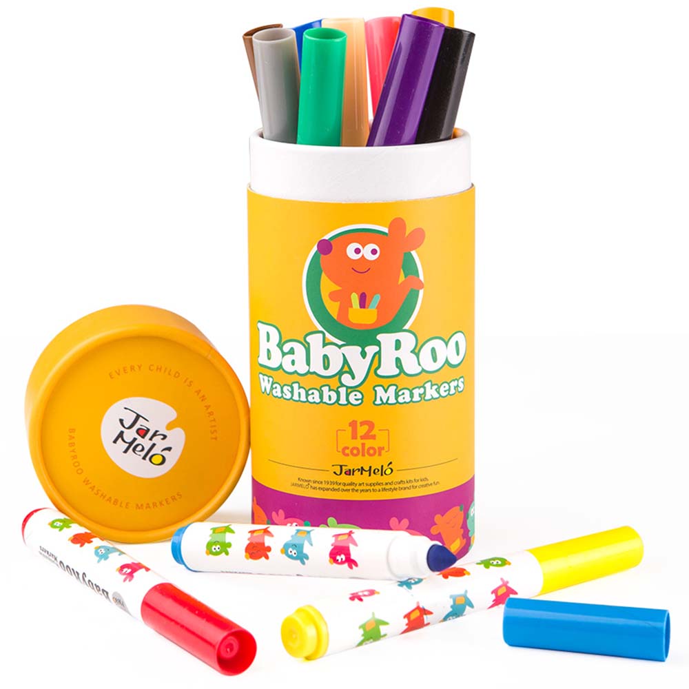 Markers Washable Baby Roo - 12 Colours