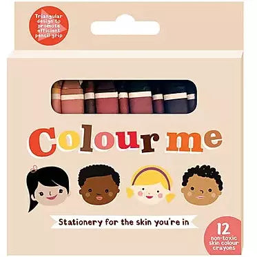 Colour Me Crayons (12 Crayons, Triangular)